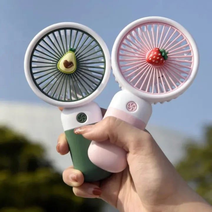 Random Design Mini Hand Fan
