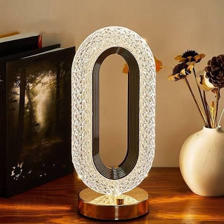 Rechargeable Decorative Crystal Desk Lamp