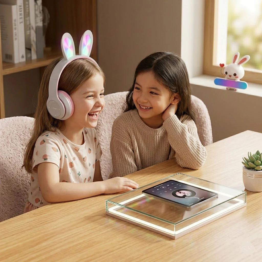 Rechargeable Gaming Headphones with Mic