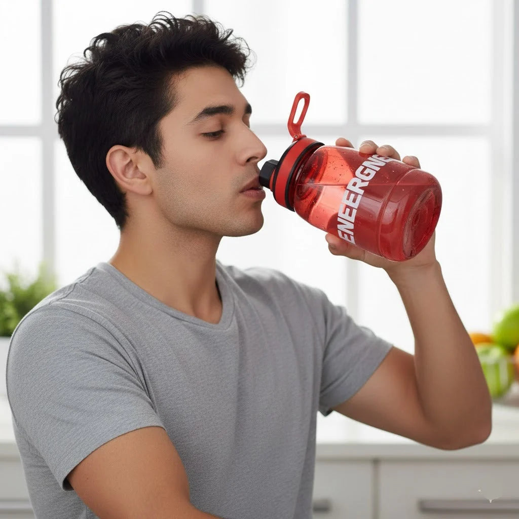 Reusable 1000ML Plastic Water Bottle – Durable & Lightweight