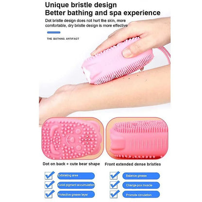 Reusable Silicone Body Scrubber – Skin Friendly Design, Health and Beauty 