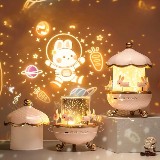 Rotating Cartoon Projector Light, Babies and Toys 