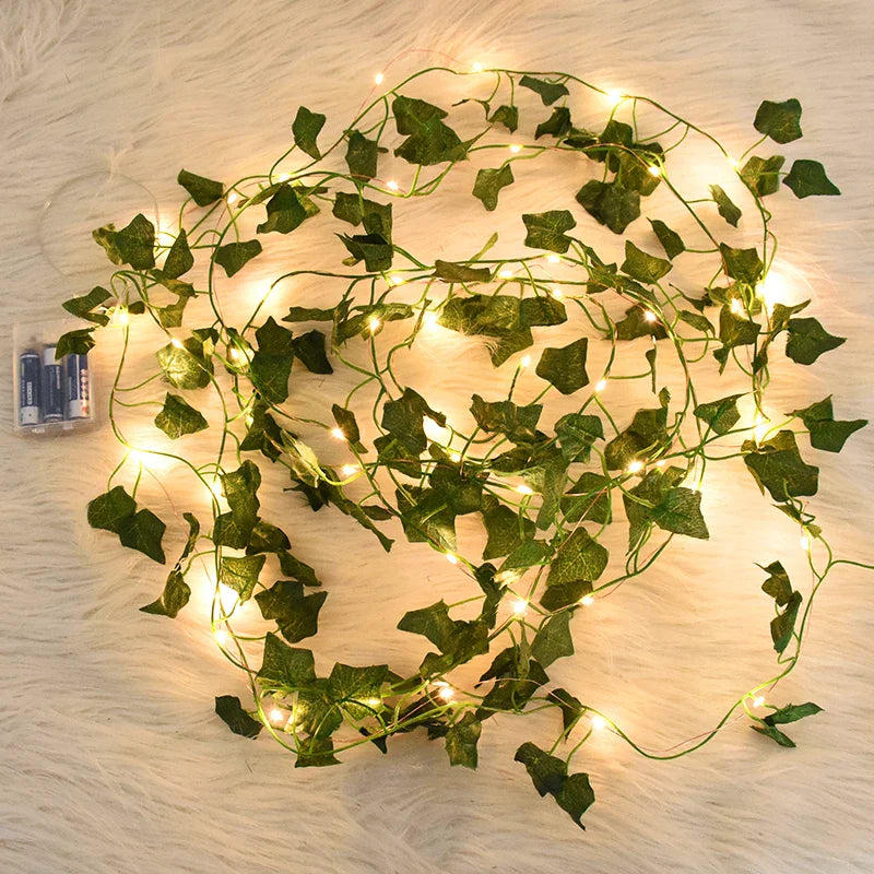 2 Meter Green Artificial Hanging Strips Light For Weddings & Parties