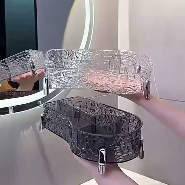 Multipurpose Beauty Organizer Tray Makeup & Brush Storage