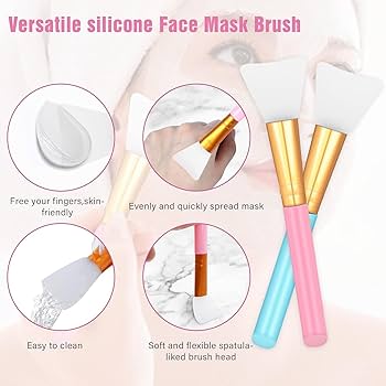 Silicone Facial Mask Brush, Health and Beauty 