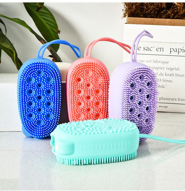Silicone Shower Body Scrubber, Health and Beauty 