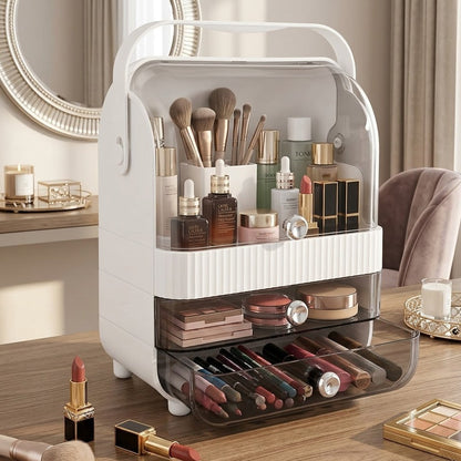 Skincare Organizer Box with 2 Drawers
