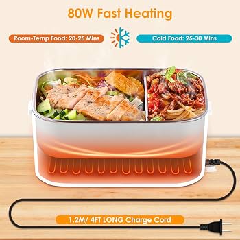 Smart Electric Lunch Box Warmer for Home, Office & Commuting
