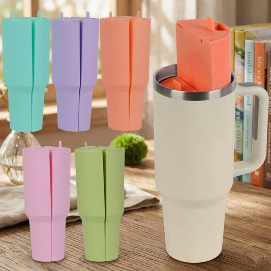 Smart Silicone Leakproof Travel Tumbler with Sections
