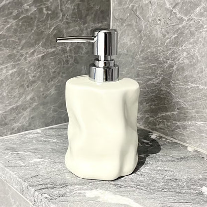 Bathroom Ceramic Liquid Soap Dispenser – 400ml Capacity, Home and Living 