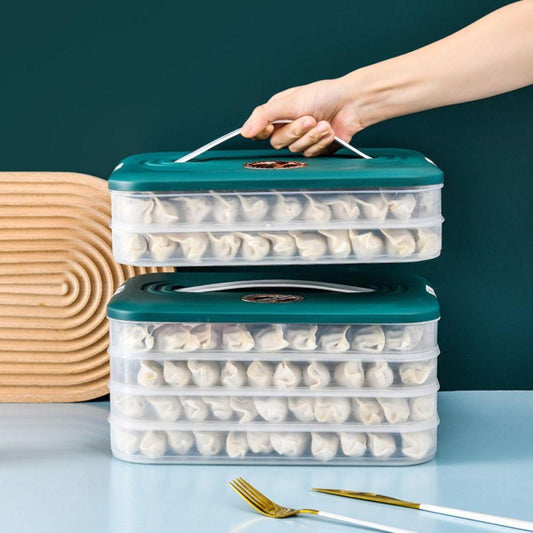 Stackable Multi-Layer Frozen Food Storage Container