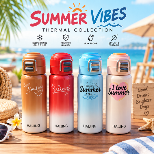 Stainless Steel Insulated Bottle 500ml – Compact Vacuum Water Bottle