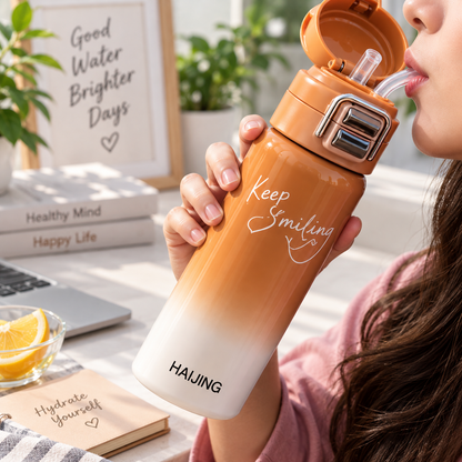Stainless Steel Insulated Bottle 500ml – Compact Vacuum Water Bottle