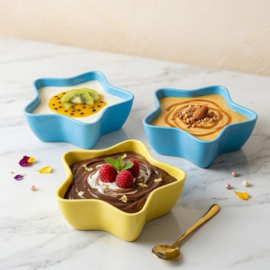 Star Shape Bowl – Ideal for Snacks, Sweets & Salad, Kitchen Accessories 