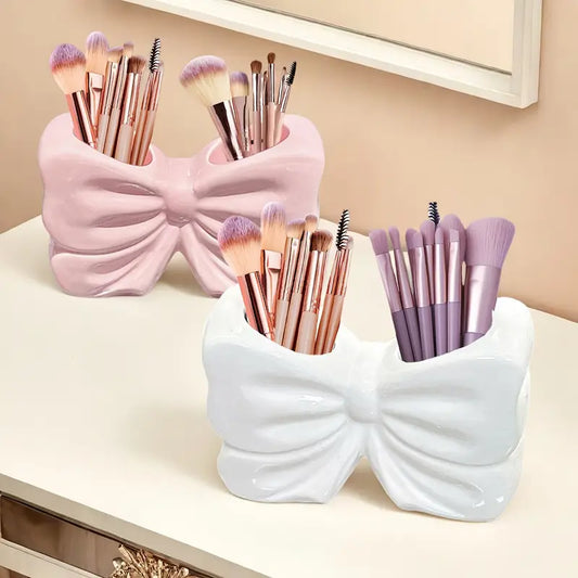 Stylish Bow Shape Cosmetic Holder, Home and Living 