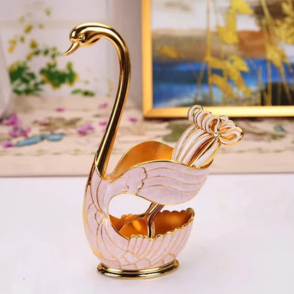 Stylish Swan Spoon Set