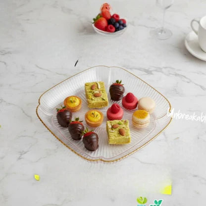 Transparent Acrylic Square Tray