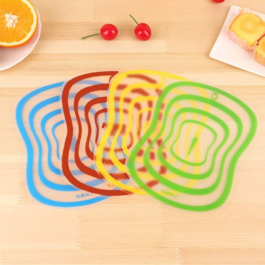 Transparent Kitchen Cutting Board – Non-Slip & Durable (40x30cm)