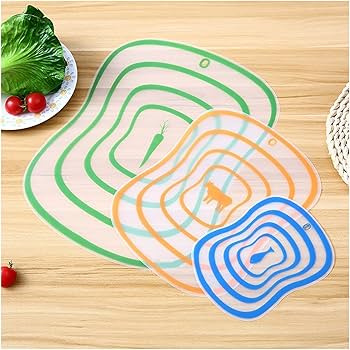 Transparent Kitchen Cutting Board – Non-Slip & Durable (40x30cm)