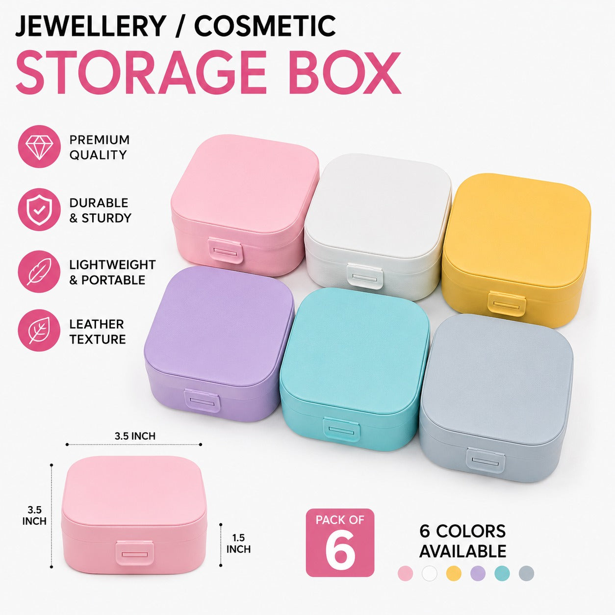 Travel Jewelry Keeper Box