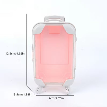 Travel Jewelry Organizer Box – Mini Trolley Style Storage Case for Women & Girls