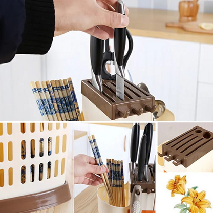 Multi-function Drain Cutlery Spoon Holder