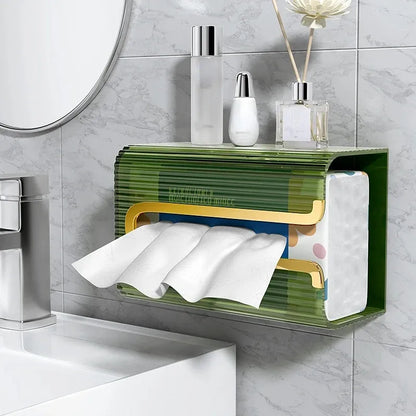 Wall Mounted Transparent Tissue box