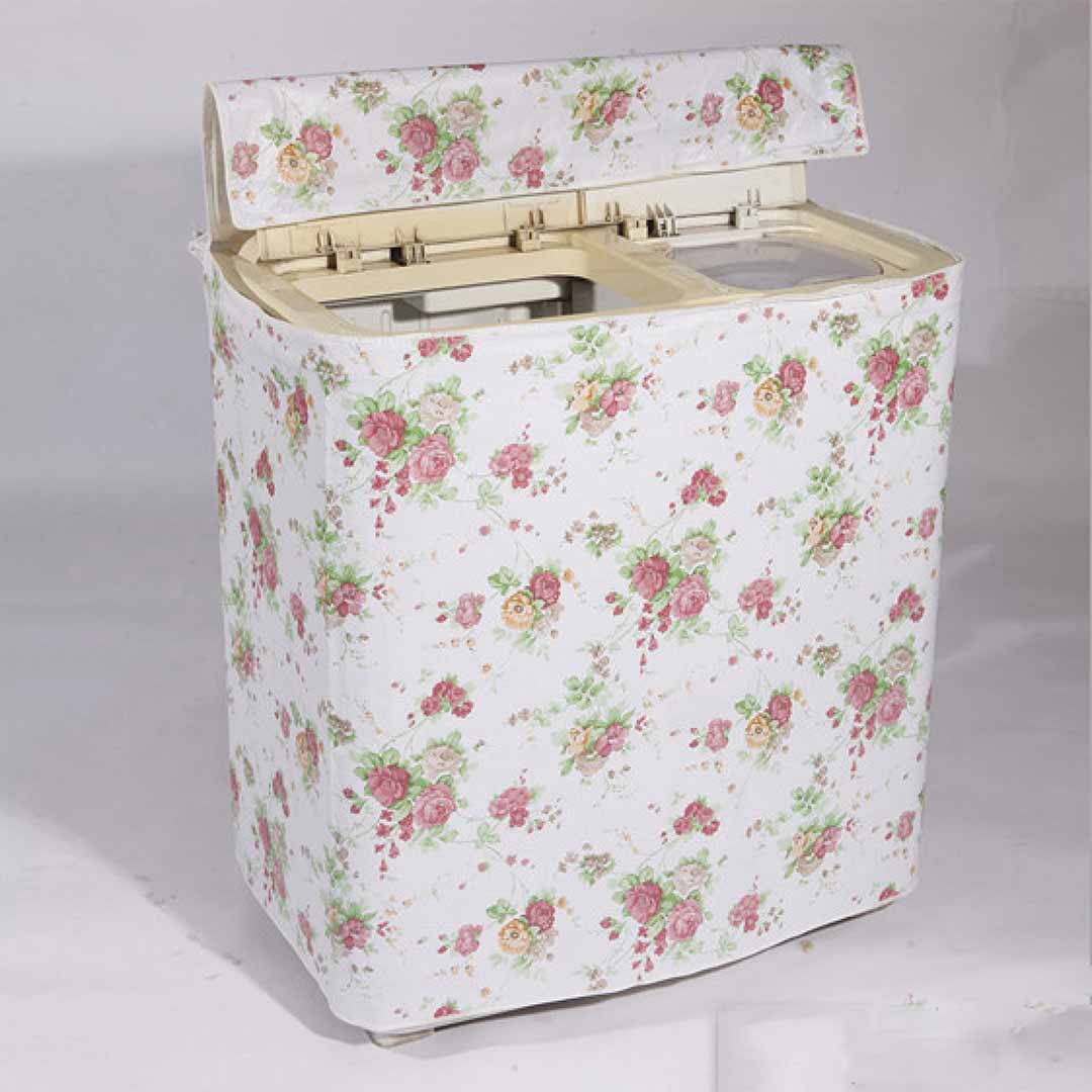 Dust Proof Double Washing Machine Cover