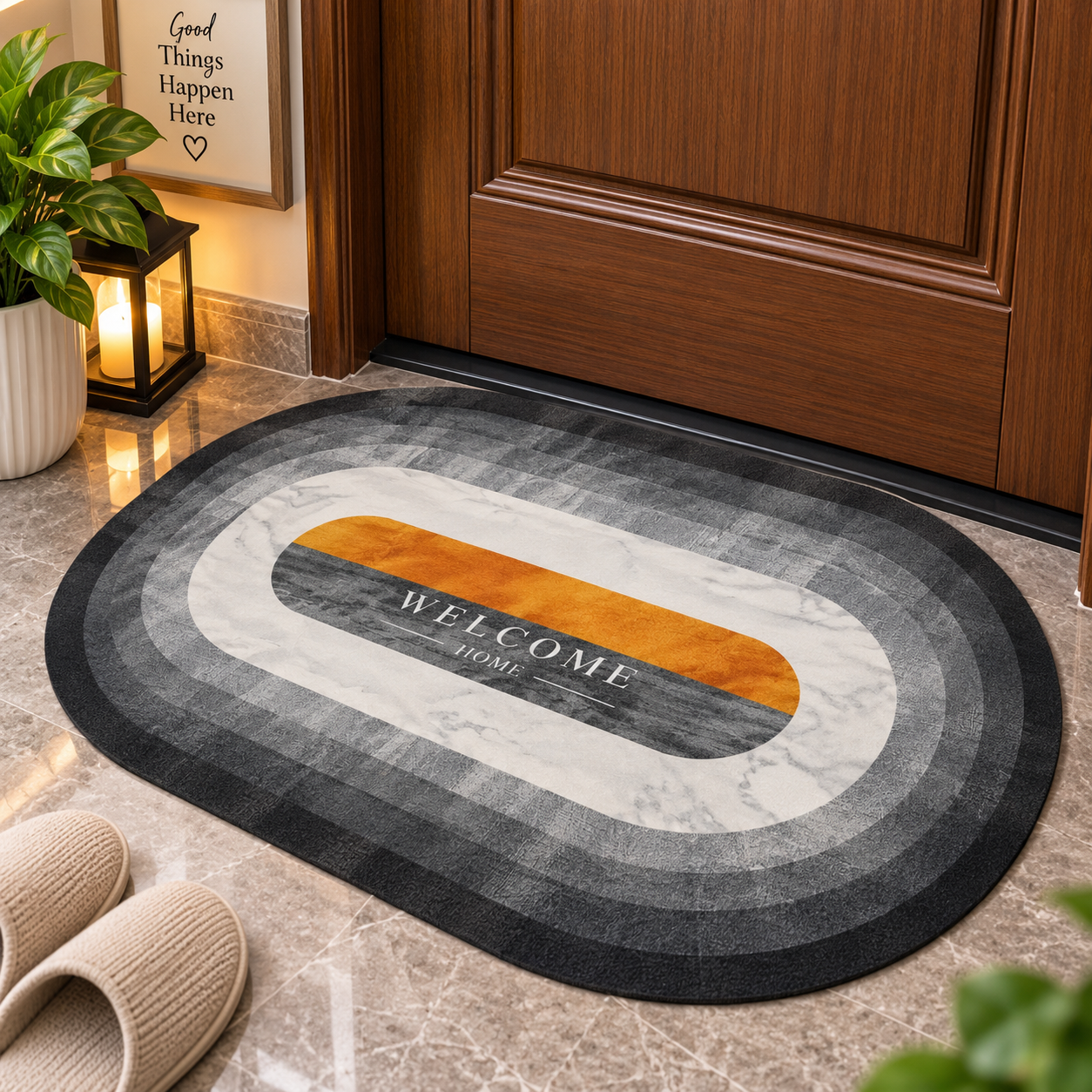 Water Absorbent Floor Mat – Quick-Dry Anti-Slip Mat for Clean & Dry Floors