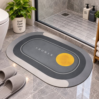 Water Absorbent Floor Mat – Quick-Dry Anti-Slip Mat for Clean & Dry Floors