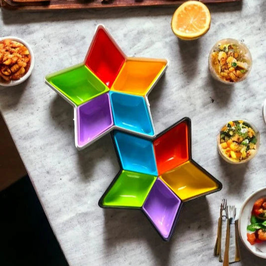 Colorful Star Shape Spice Rack Set