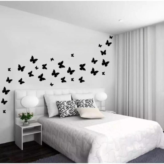 Wooden Butterfly Stickers – 30 Pcs, Home and Wall Decor