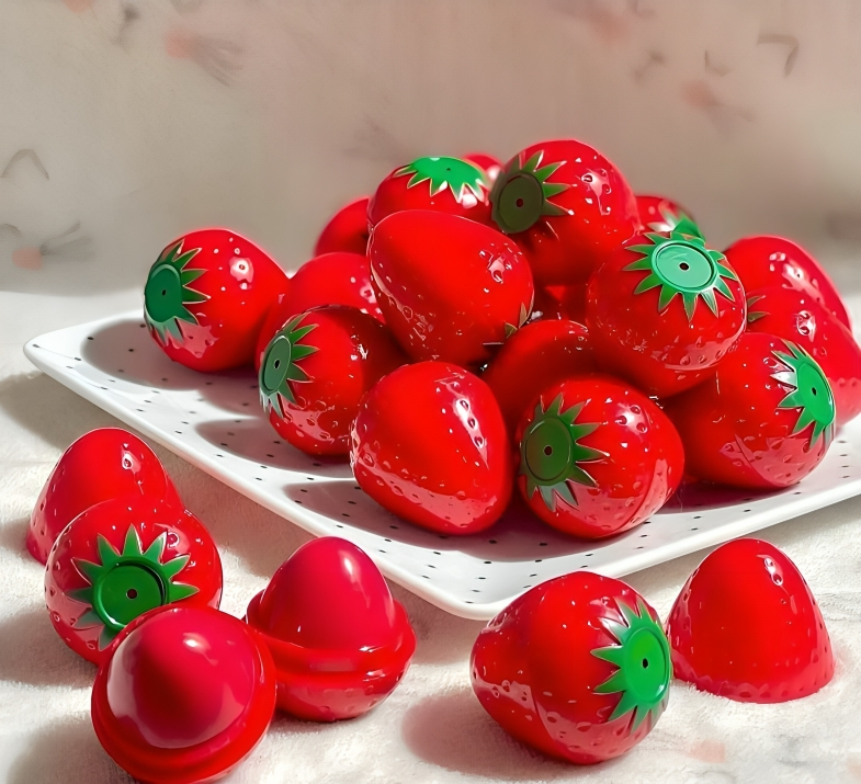 Moisturizing Strawberry Fruit Shape Lip Balm