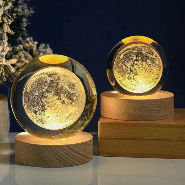 3D Lua Crystal Ball Lamp