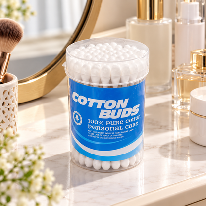 100% Pure Cotton Swabs Multipurpose Personal Care Buds