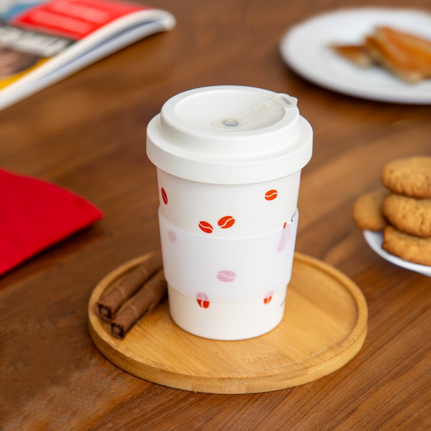Reusable Eco Bamboo Coffee Cup