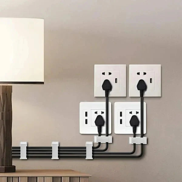 10Pcs Self Adhesive Cable Organizer Clips