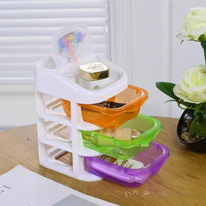 Triple Drawer Desktop Storage Organizer