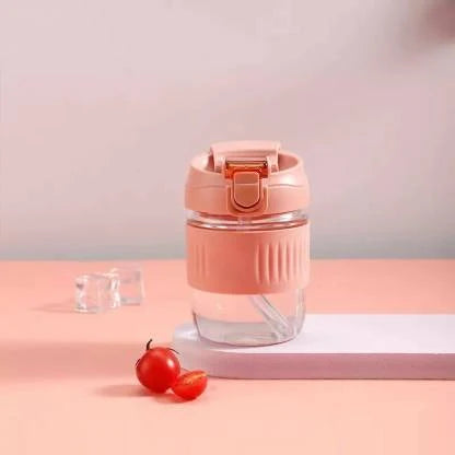 Borosilicate Glass Tumbler 350ML – Dual Drink Coffee Cup for Home & Office