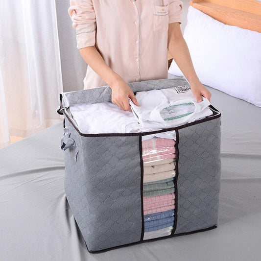 grey bamboo bag Under 1$