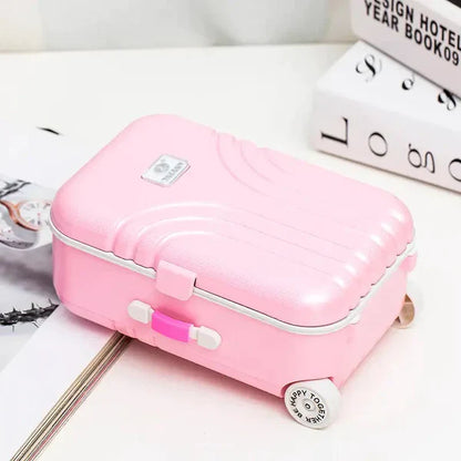 Mini Suitcase Shape Musical Jewellery Storage Box