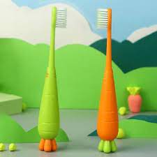 1-Piece Cute Carrot Kids Toothbrush