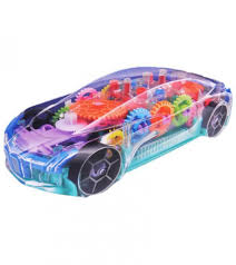 Transparent Concept Racing Car Toy