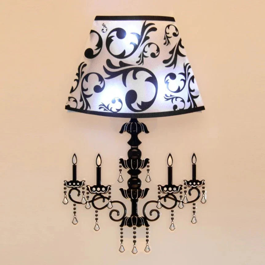 2Pcs 3D LED Wall Stickers