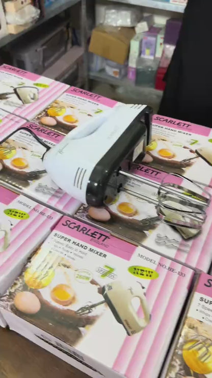 Electric Handheld Mixer For Cakes & Eggs