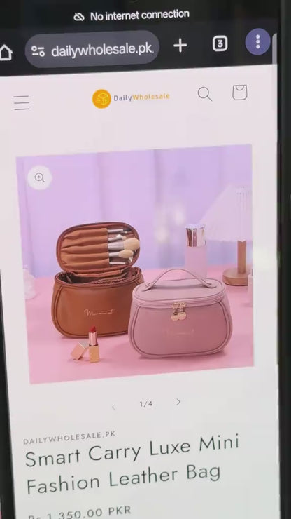 Smart Carry Luxe Mini  Fashion Leather Bag