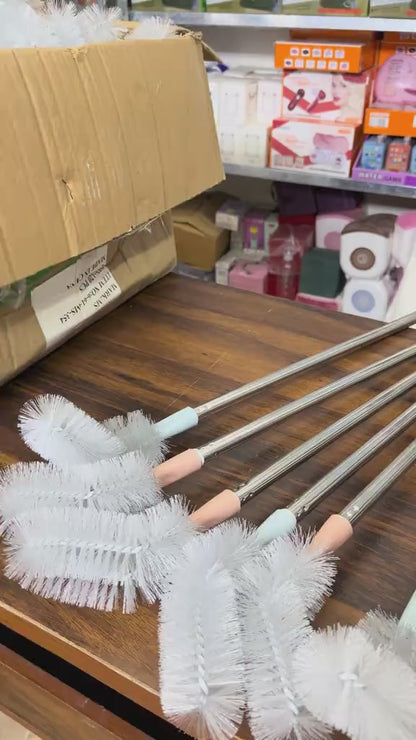 Stainless Steel Long Rod Washing Brush