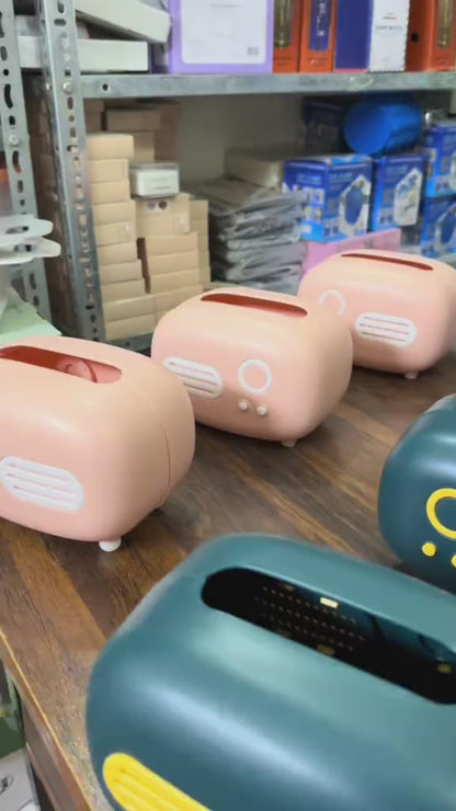 Retro Radio Decorative Tissue Box