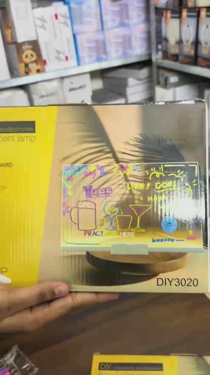 Personalized Handwriting Light Panel