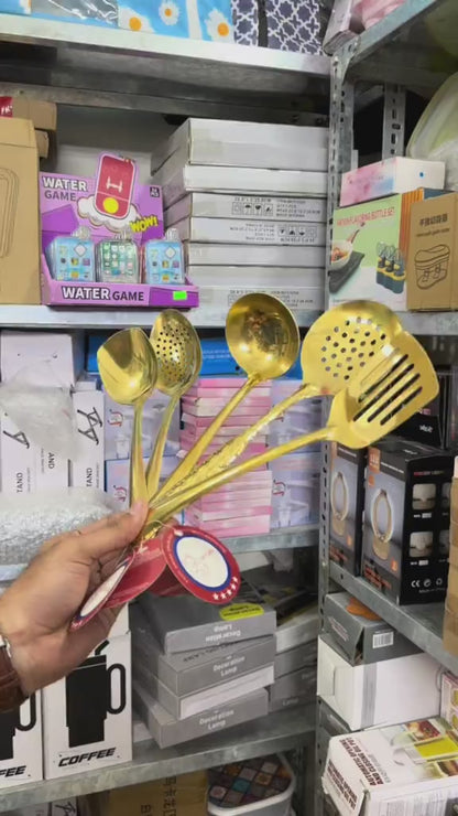Stainless Steel Golden Cutlery